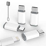 4 Pack Lightning to USB C Adapter for iPhone 15/16 Pro/16 Pro Max/Plus,Samsung S24,iPad Air,Nintendo Switch,Fast Charging&Data Transfer,Type C Charger Connector Cable,for iPhone 16/15 Charger