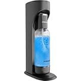 Drinkmate OmniFizz Sparkling Water and Soda Maker, Carbonates Any Drink Without Diluting It, CO2 Cylinder Not Included (Matte Black)