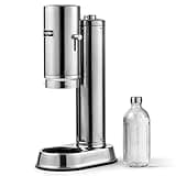 Aarke Carbonator Pro Premium Carbonator/Sparkling & Seltzer Water Maker with Glass Bottle - Stainless Steel