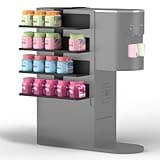 aismile Flavor Storage Holder Compatible With Ninja Thirsti, Side-mounted 4-tier flavore water drops organiser, space-saving design, easy to access,Holds 20 Flavore Water Drops