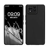 kwmobile Case Compatible with ASUS Zenfone 11 Ultra Case - Protective Slim TPU Phone Cover - Soft Matte Finish - Black Matte